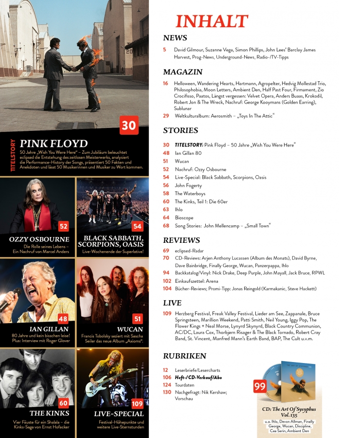 eclipsed 09/25, Nr. 273 (mit CD)