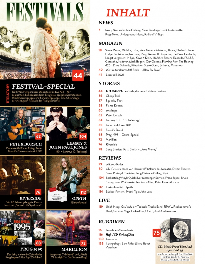 eclipsed 12/25 - 01/26, Nr. 276 (mit Abo-CD)